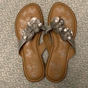 Born concept flip flops With flowers
